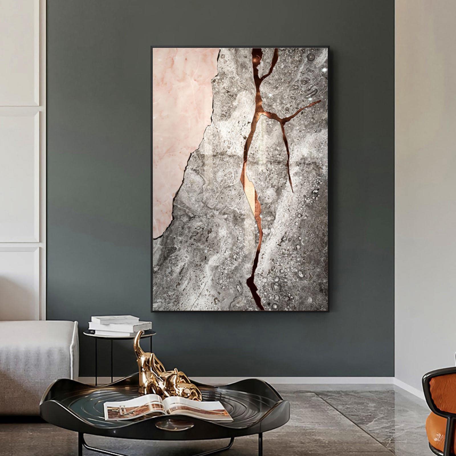 【美品】ITALY　輸入　絵画　高級印刷画　　特大額装　大理石アート 楽天市場】大理石調 アート プリント ポスター [ A2 ]マーブル 大理石